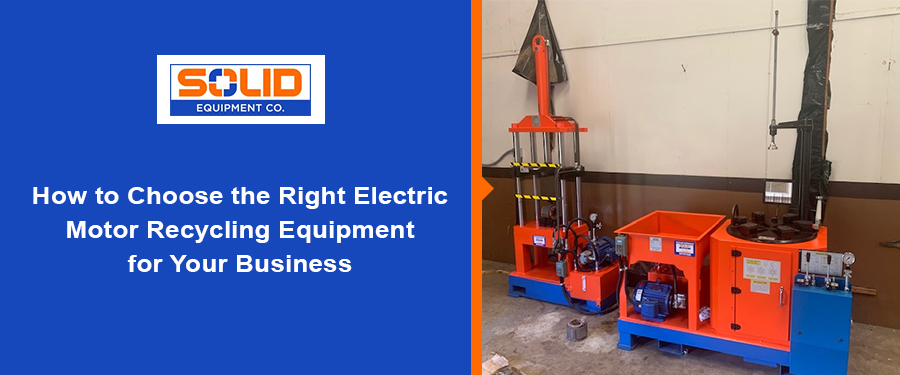 Electric Motor Recycling Equipment
