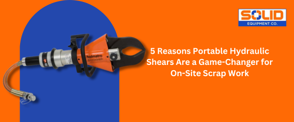 a graphic for portable hydraulic shears for industrial recycling applications