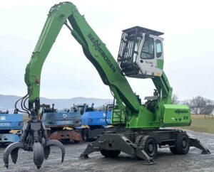 2011 Sennebogen 818 material handler with rotating grapple
