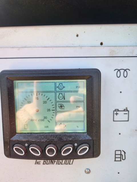 Bonfiglioli Squalo 1000: engine gauge display