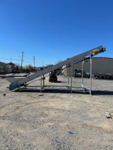 Vecoplan incline conveyor, side view