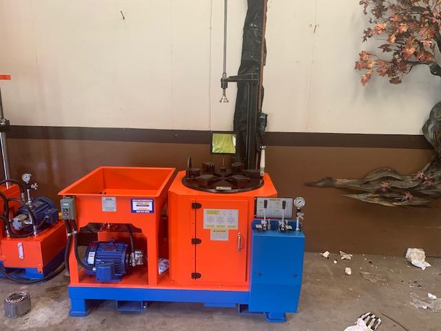 Copper extraction platform of the electric motor recycling machine