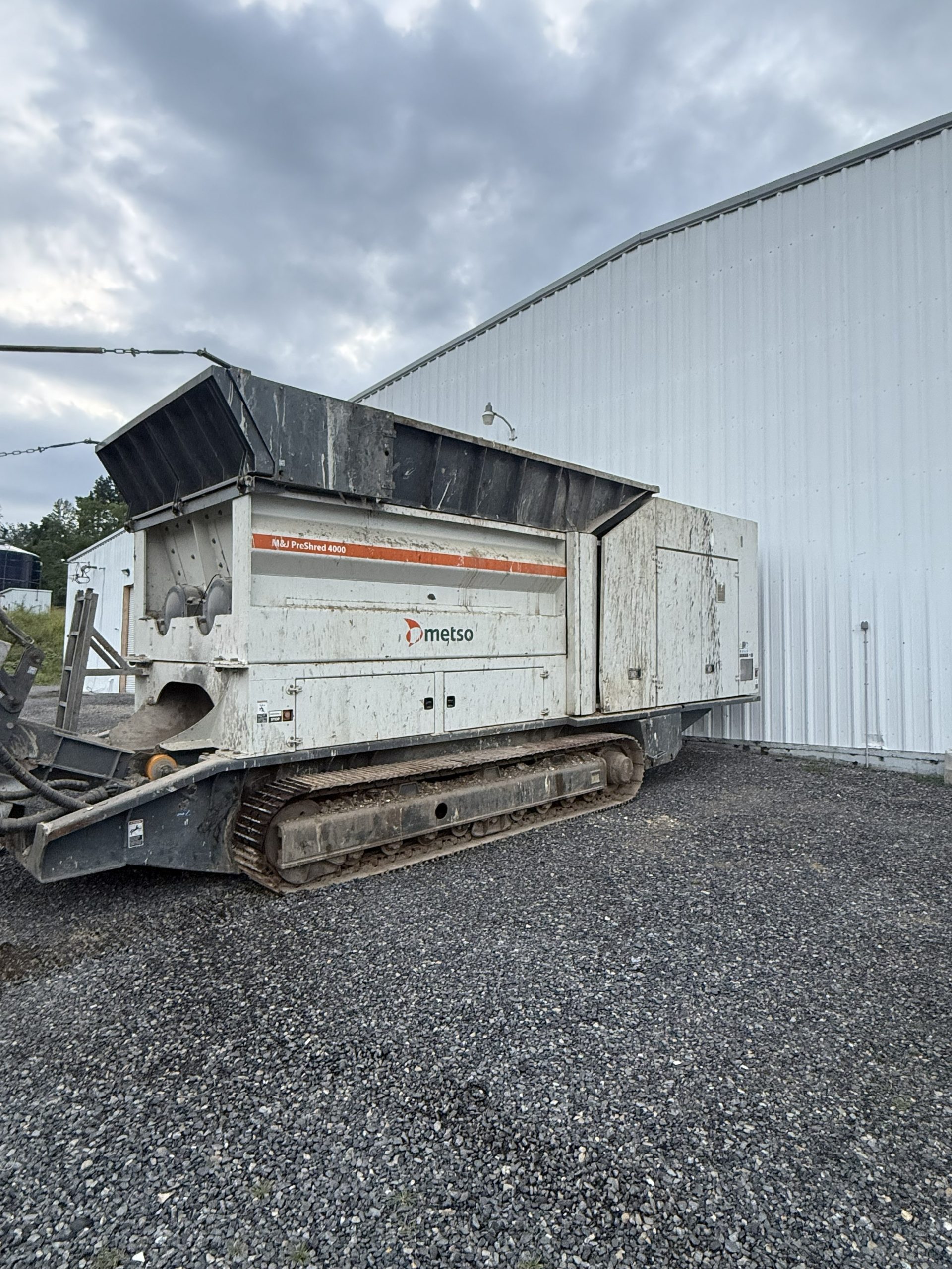 Metso M&J PreShred 4000, side view