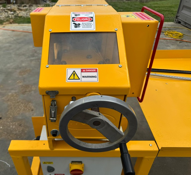 Super Stripper 170 handwheel and control