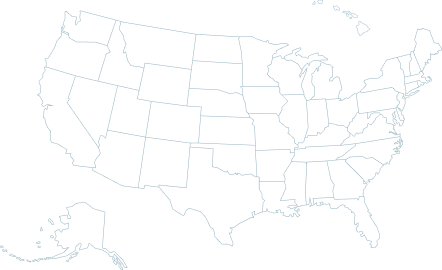 United States coverage map