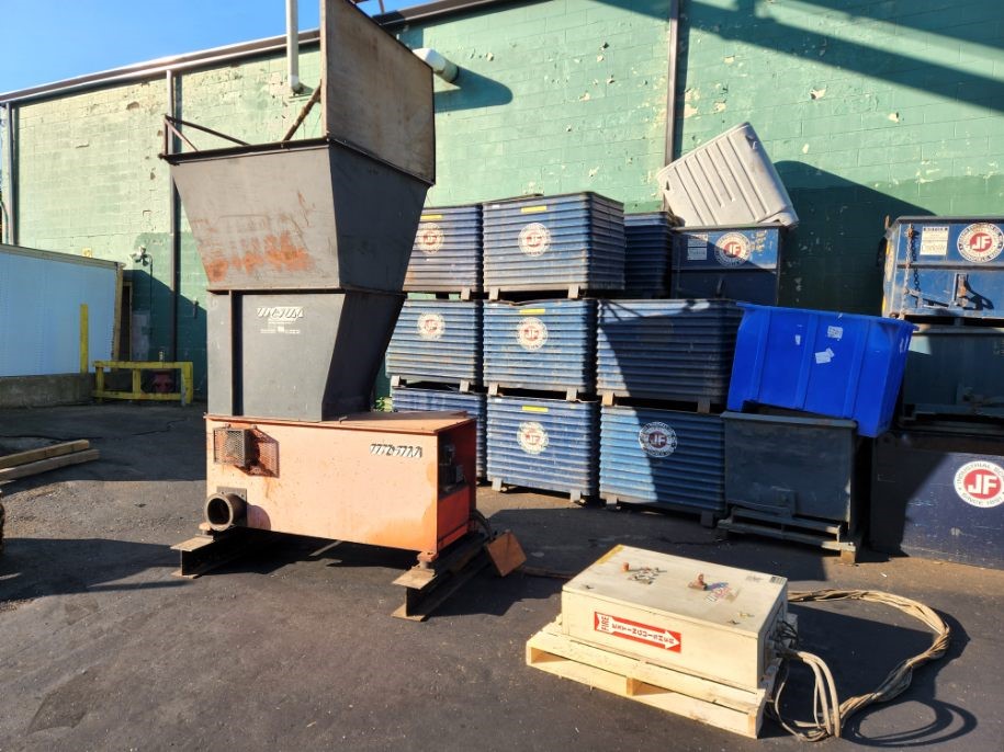 Weima waste grinder and control box